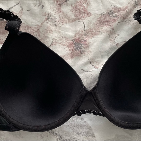 Natori black Body Double with Lace Full Fit bra, size 34DD boho support comfort - Picture 12 of 12